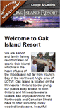 Mobile Screenshot of oakislandresort.com